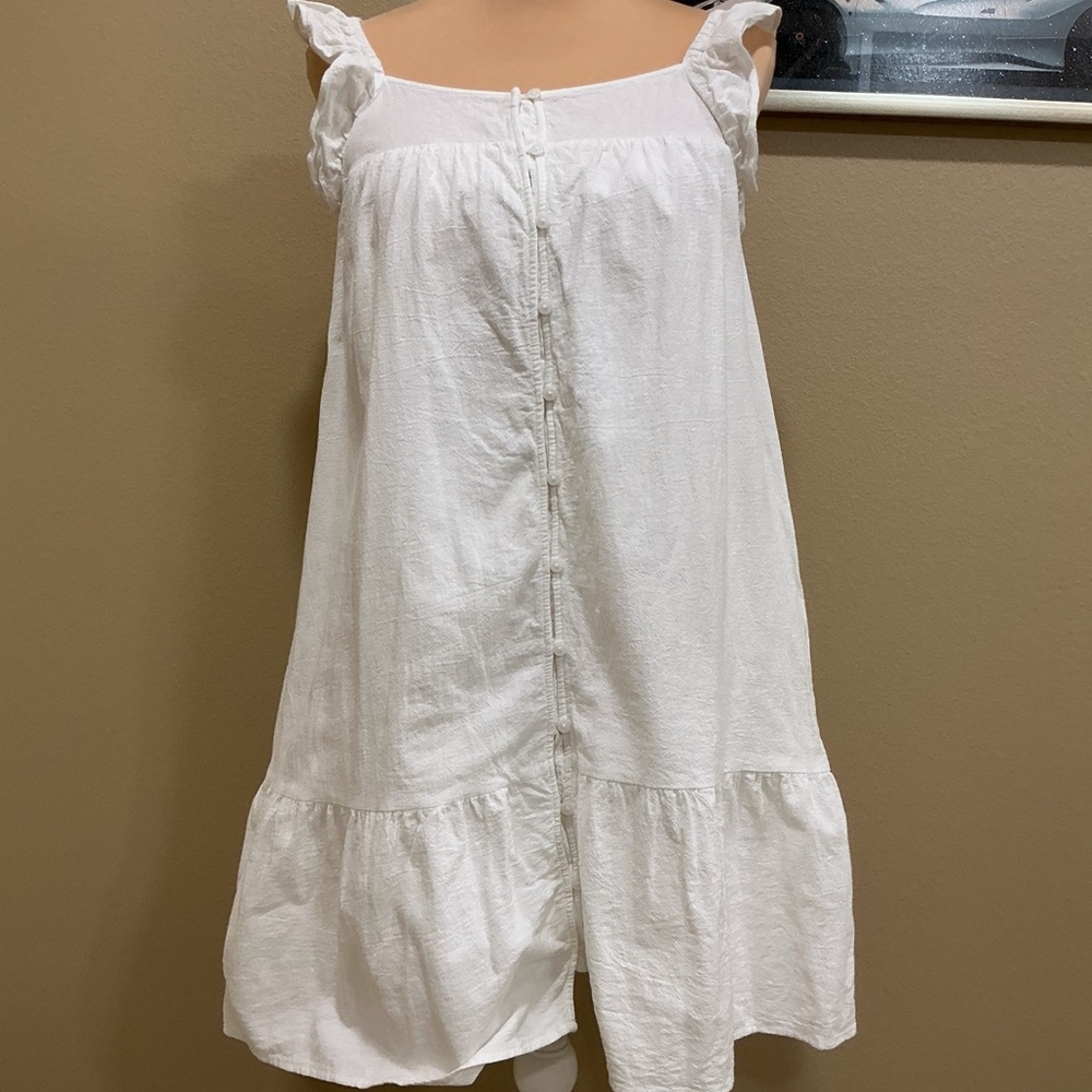Universal Thread White Ruffle Mini Dress - Picture 2 of 4